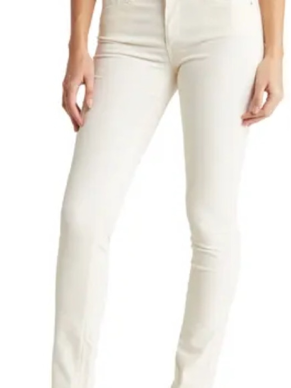 AG Adriano Goldschmied Women's Skinny Jeans in Off-White